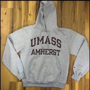 Champion UMASS Amherst Collegiate Sweatshirt Medium Unisex